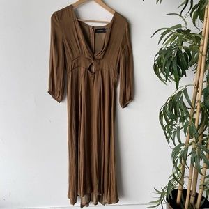 Minkpink Silk Slip Dress